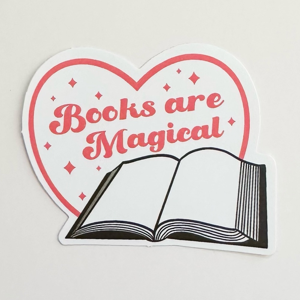 10/$10 Books Are Magical Sticker
